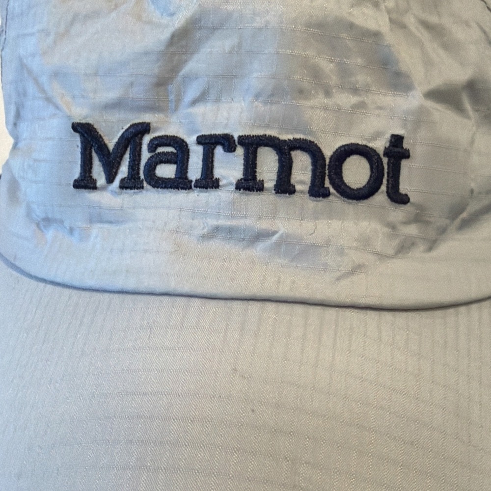 Marmot Baseball Cap Gray One Size Nylon Mesh Lining Adjustable back Hat - Picture 11 of 11